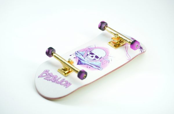 Ruedas street fingerboard moradas - Imagen 4
