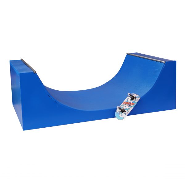 Rampa halfpipe fingerboard profesional de madera half-pipe fingerskate - Imagen 4