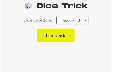 🎲 DICE TRICK: EL GENERADOR DE TRUCOS PARA FINGERBOARD QUE NECESITABAS