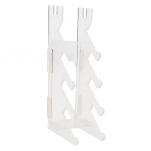 soporte transparente de metacrilato para 5 fingerboard