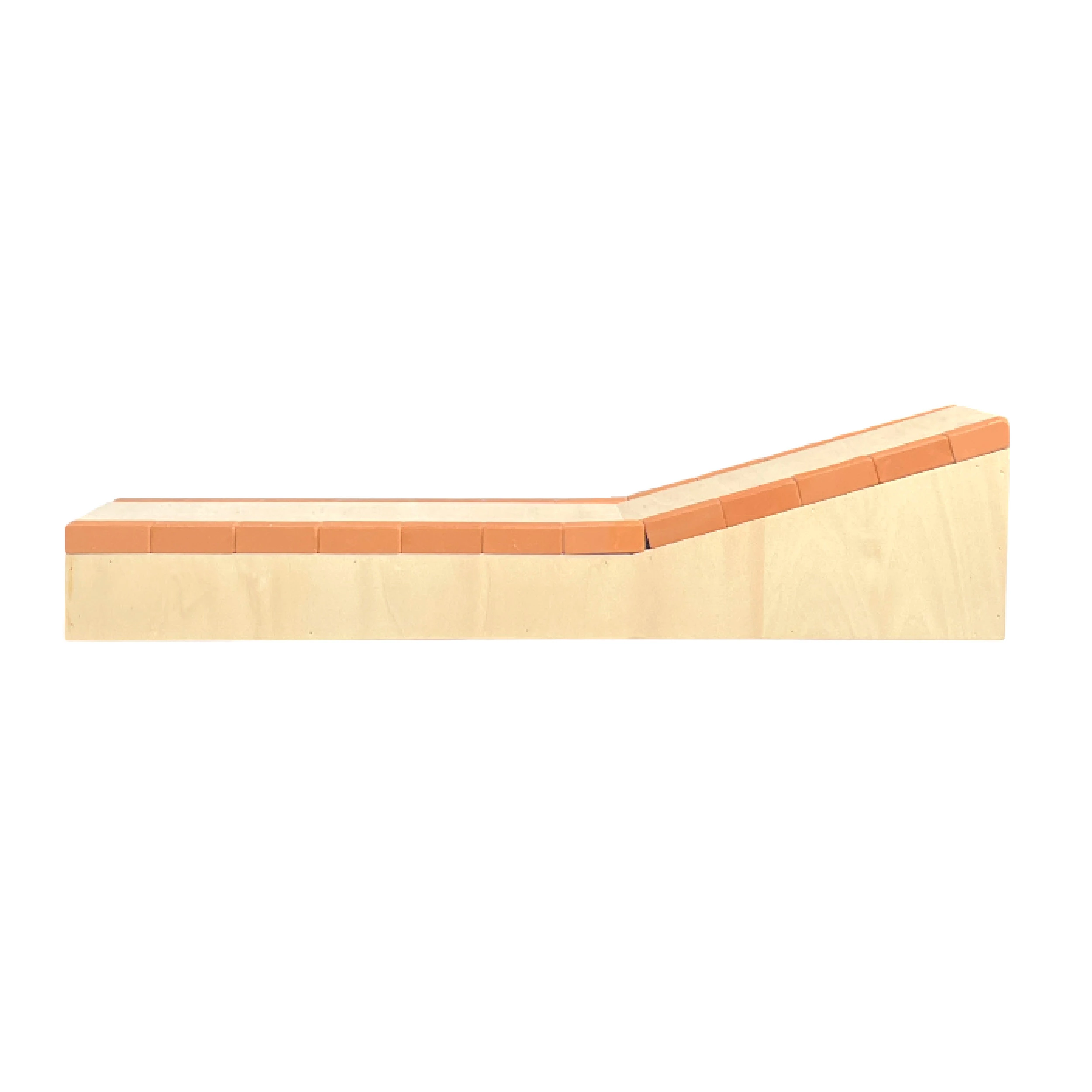 Ramapa Kinked Fingerboard profesional Ledge con Borde de Ladrillo inclinada - Image 2