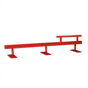 barandilla rail roja doble altura fingerskate