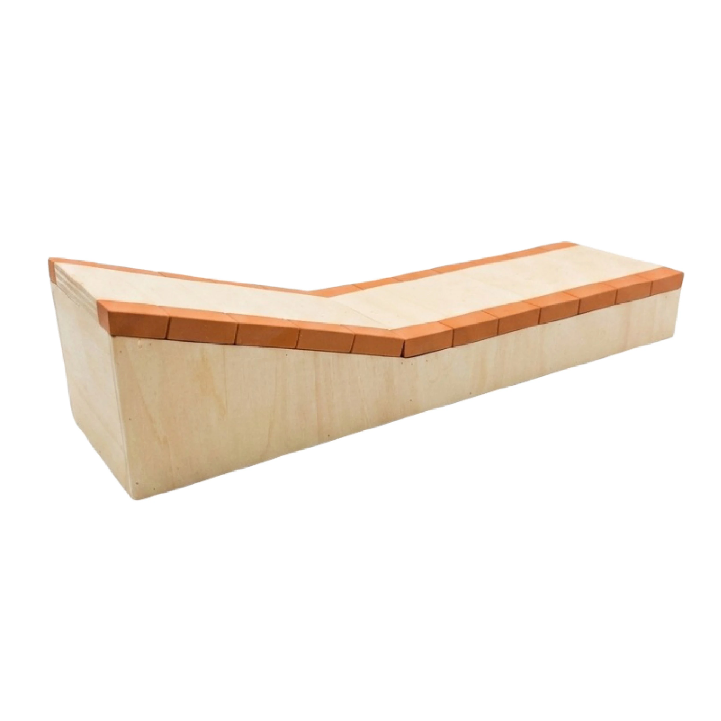 Ramapa Kinked Fingerboard profesional Ledge con Borde de Ladrillo inclinada - Image 3